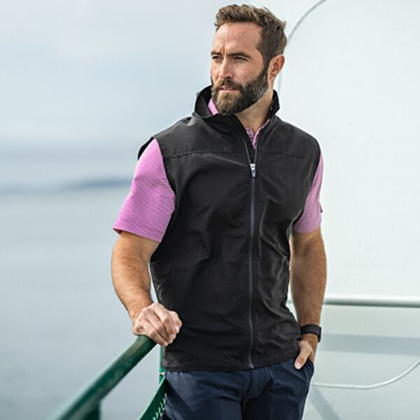 Cutter &amp; Buck Charter Eco Full-Zip Mens Big &amp; Tall Vest Thumbnail