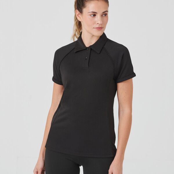 Women&#39;s piped performance polo Thumbnail