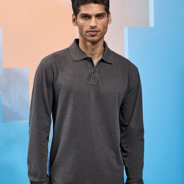 Men&#39;s classic fit long sleeved polo Thumbnail