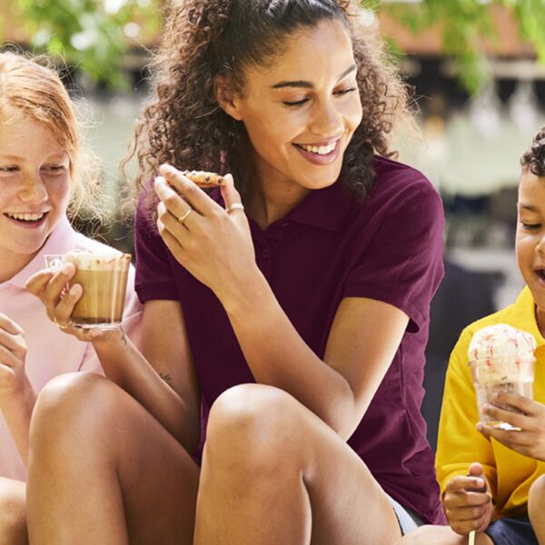 Fruit of the Loom Lady Fit Piqué Polo Shirt Thumbnail