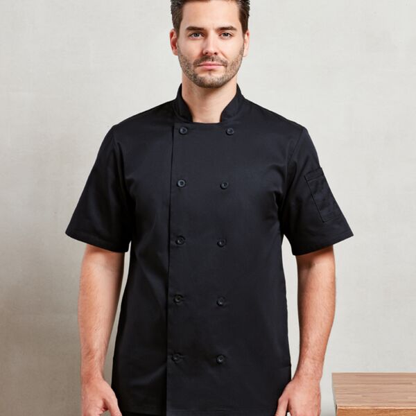 Premier Short Sleeve Chef&#39;s Jacket Thumbnail