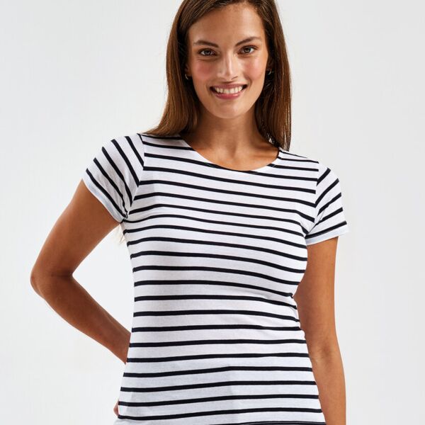 Women&#39;s Marinière coastal short sleeve tee Thumbnail