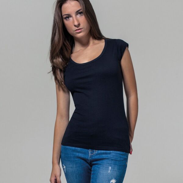 Women&#39;s back cut tee Thumbnail