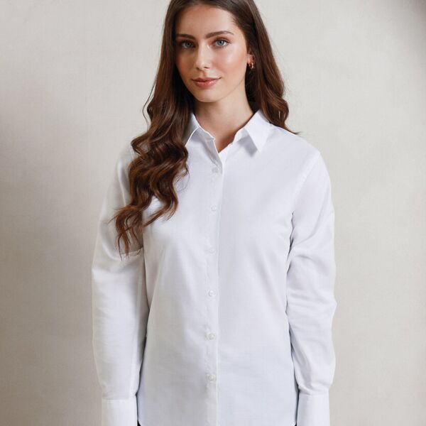 Women&#39;s signature Oxford long sleeve shirt Thumbnail