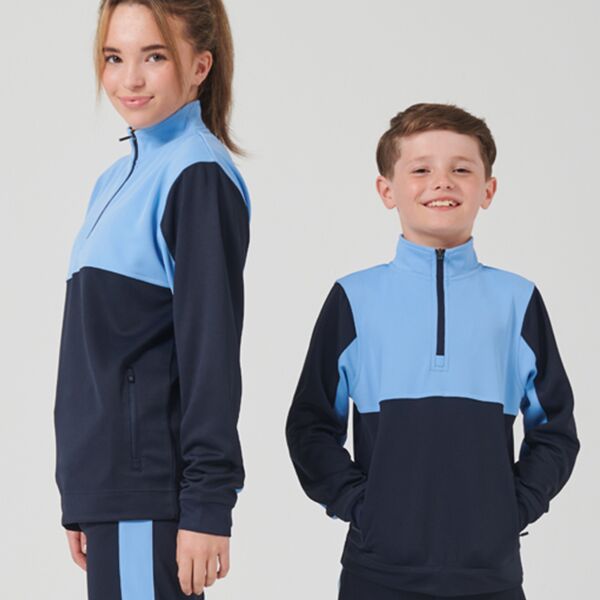 Finden + Hales Kids 1/4 Zip Tracksuit Top Thumbnail